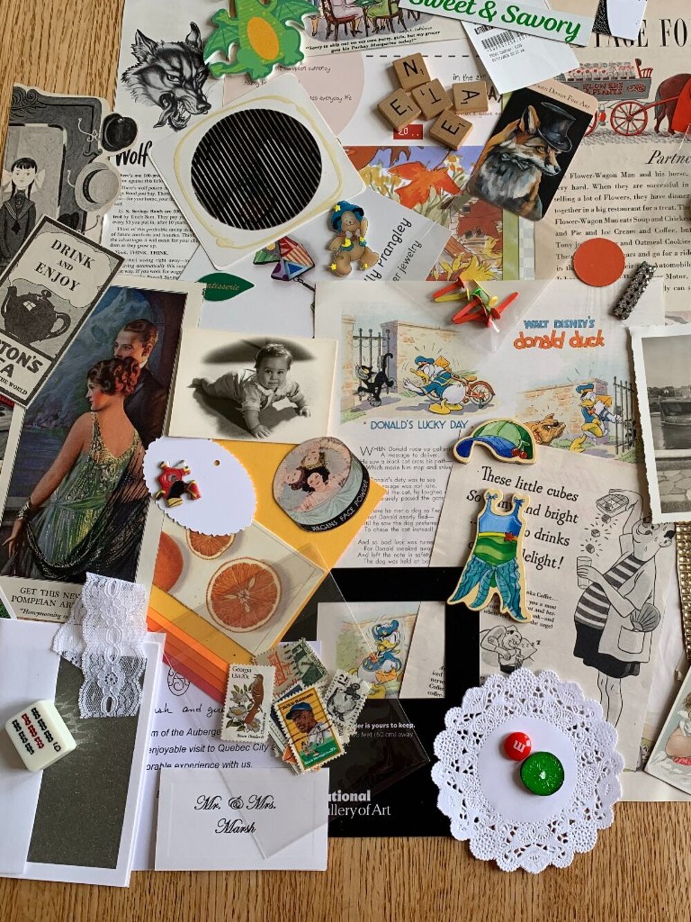 Vintage and Current Ephemera for Junk Journaling - Bits & Bobs Galore!